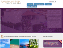 Tablet Screenshot of apartmani-mija.com